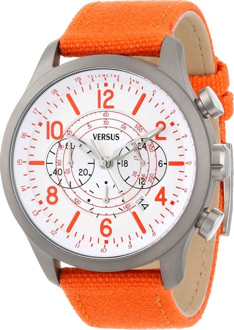 Versus by Versace Men's SGL040013 Soho Round Gun Ion 